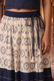 Ikat Cotton Skirt 10077514