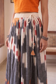 Ikat Cotton Skirt 10077515