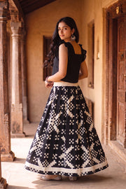 Ikat Cotton Skirt 10077517