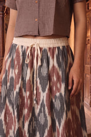 Ikat Cotton Skirt 10077511