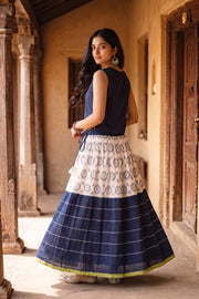 Ikat Cotton Skirt 10077514