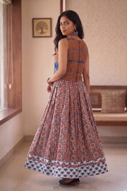 Ikat Cotton Skirt 10077519
