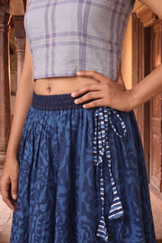 Ikat Cotton Skirt 10077524 