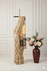 Beige Vanaspathi Modal Silk Saree 10072296