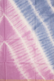 Pink Shibori Dye Semi Tussar Saree 10078221
