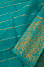Teal Green Sungudi Saree 10078070