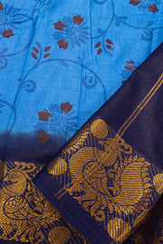 Light Blue Sungudi Saree 10078066