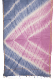 Pink Shibori Dye Semi Tussar Saree 10078221
