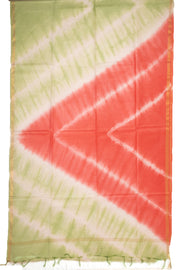 Green Shibori Dye Semi Tussar Saree 10078223