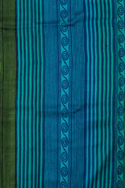 Hand Block Printed Silk Saree 10057399