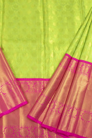 Universal Size Pure Zari Kanchi Pattu Pavadai Material 10055457