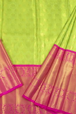 Universal Size Pure Zari Kanchi Pattu Pavadai Material 10055457