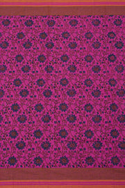 Hand Block Printed Cotton Saree 10057404