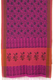 Hand Block Printed Cotton Saree 10057404