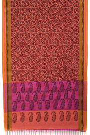 Hand Block Printed Cotton Saree 10057403
