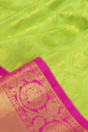 Universal Size Pure Zari Kanchi Pattu Pavadai Material 10055457