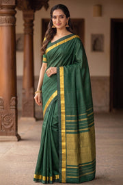 Green Kanjivaram Pure Silk Saree 10077165