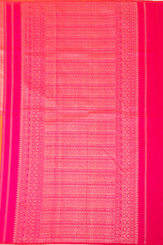 Orange Korvai Kanjivaram Silk Saree 10078166
