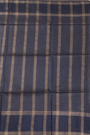 Orange Semi Tussar Saree with Zari Border 10078212