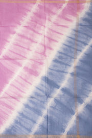 Pink Shibori Dye Semi Tussar Saree 10078221