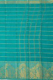 Teal Green Sungudi Saree 10078070
