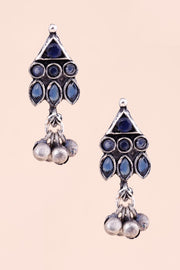 Oxidised Earring With Ghungroo