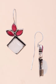 Oxidised Hoop Earring