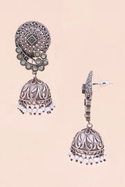 Oxidised Ethnic Jhumka Earring