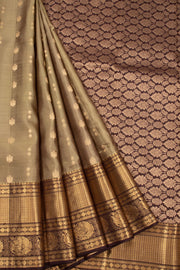 Brown Pure Silk Kanjivaram Saree 