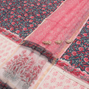 Sanganeri Hand Block Printed Cotton Salwar Suit Material 10056589