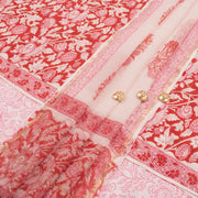 Sanganeri Hand Block Printed Cotton Salwar Suit Material 10056597