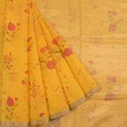 Printed Handloom Chanderi Silk Cotton Saree 10055904