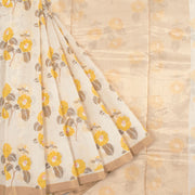 Printed Handloom Chanderi Silk Cotton Saree 10055915