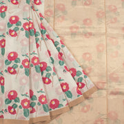 Printed Handloom Chanderi Silk Cotton Saree 10055916