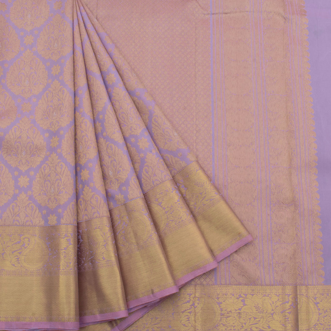 Handloom Pure Zari Jacquard Kanjivaram Silk Saree 10056068