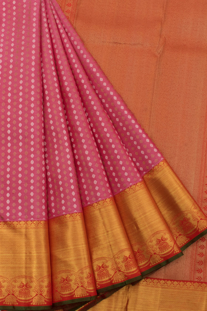 Handloom Pure Zari Bridal Jacquard Kanjivaram Silk Saree 10057135