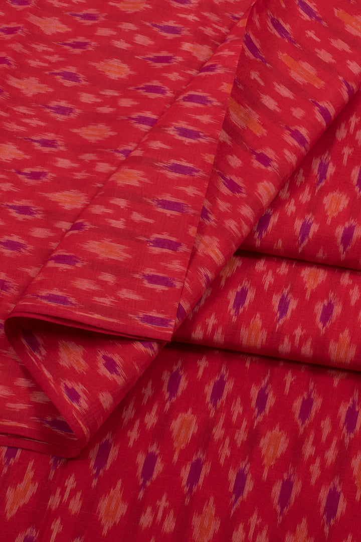 Handloom Ikat Silk Cotton Kurta Material 10058571