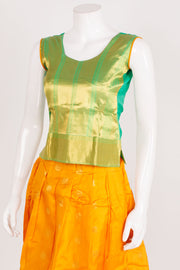 Handcrafted Readymade Silk Pattu Pavadai