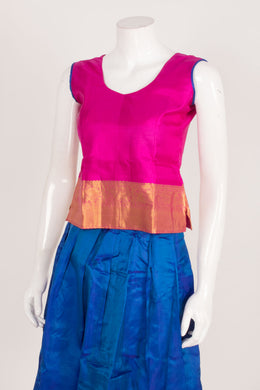 Handcrafted Readymade Silk Pattu Pavadai