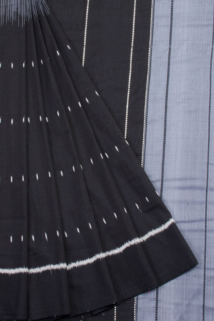 Grey Handloom Ikat Odisha Silk Cotton 10060300