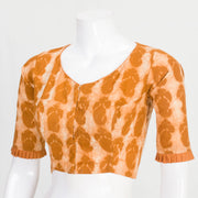 Yellow Dabu Printed Cotton Blouse 10061053