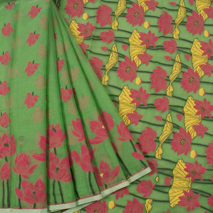 Handloom Jamdani Style Cotton Saree 10054711
