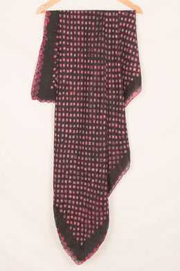 Handcrafted Bandhani Mulberry Silk Dupatta