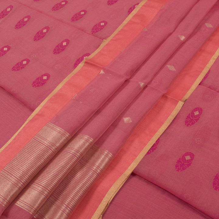 Handloom Banarasi Katrua Silk Cotton Salwar Suit Material 10055353