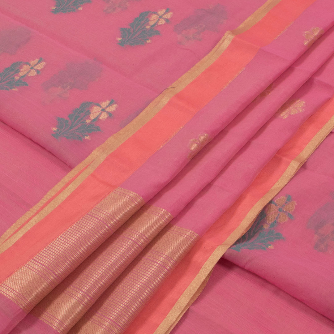 Handloom Banarasi Katrua Silk Cotton Salwar Suit Material 10055357