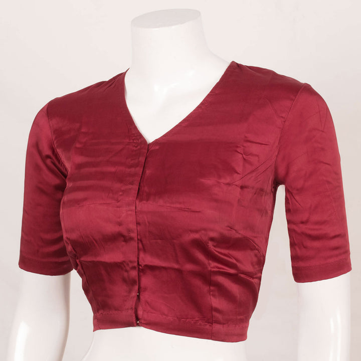 Handcrafted Satin Silk Blouse 10054598