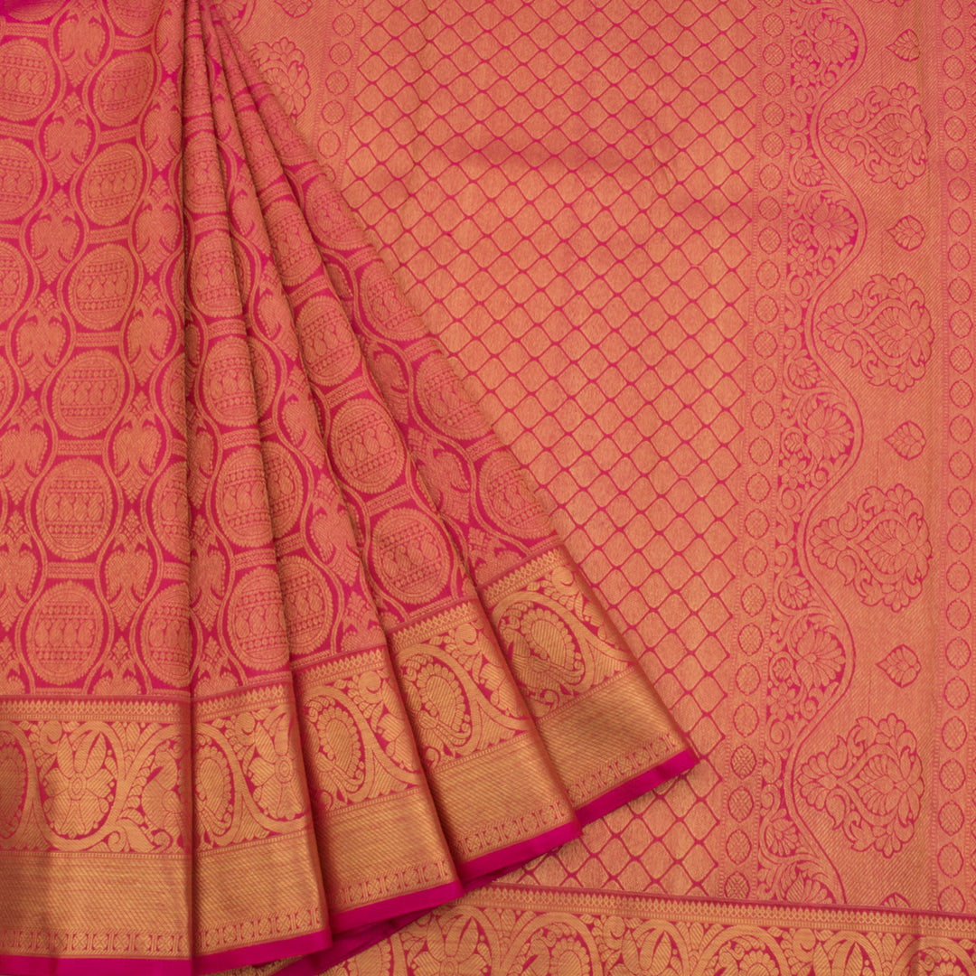Kanjivaram Pure Zari Jacquard Silk Saree 10054851