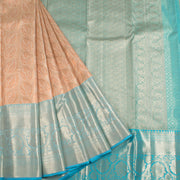 Handloom Pure Zari Bridal Korvai Kanjivaram Tissue Silk Saree 10055732