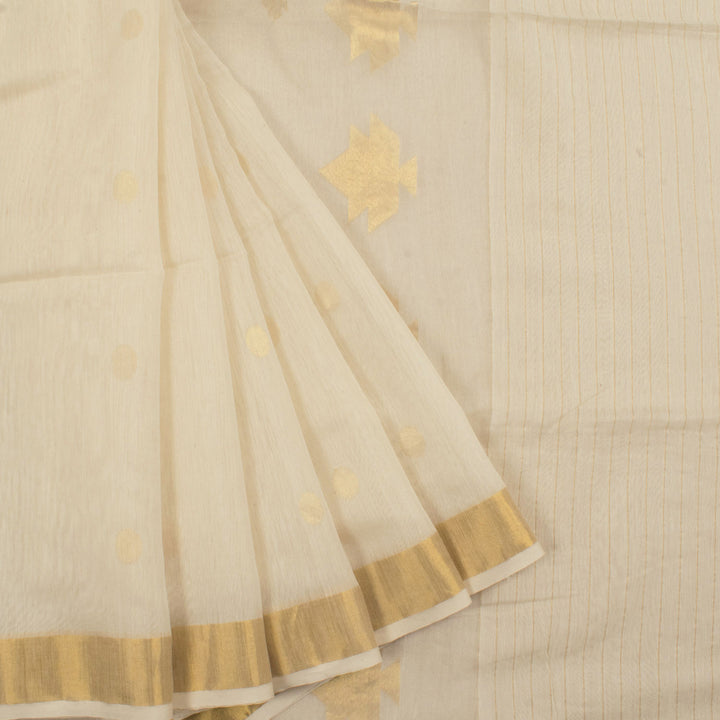 Handloom Bengal Jamdani Silk Cotton Saree 10056359
