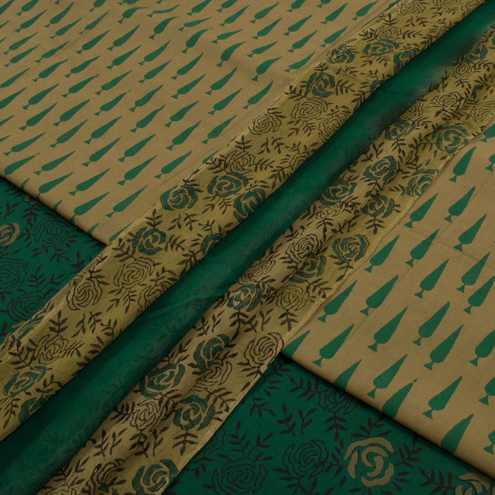 Hand Block Printed Cotton Salwar Suit Material 10054752